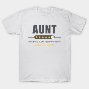 Five Stars Aunt v2 T-Shirt